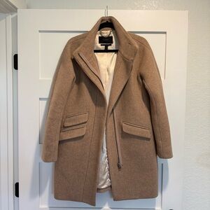 J. Crew Women's Camel Italian Wool Coat